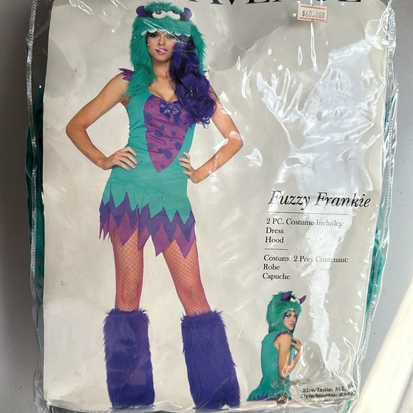 Fuzzy Frankie Costume - Picture 2 of 6